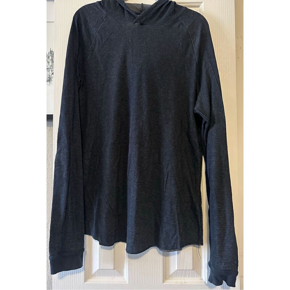 Rail - Dark blue men’s hoodie thin sweatshirt pull over size extra large ￼